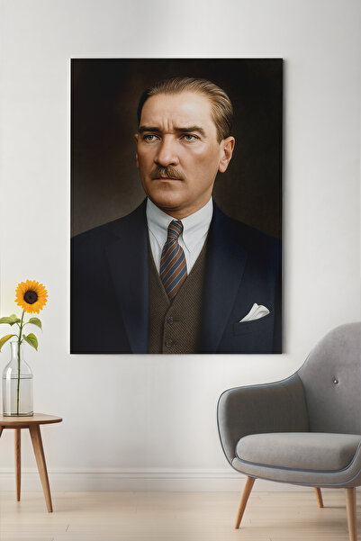 Dekopix 4K Ultra Înaltă Calitate Mustafa Kemal Atatürk - Tablou pe pânză K3