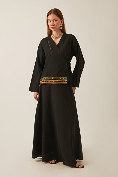 ZÜLAYS Beyge Etek Takım Siyah