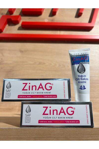 ZİNAG Gümüş Katkılı Yoğun Cilt Bakım Kremi 30 Ml Cilt
