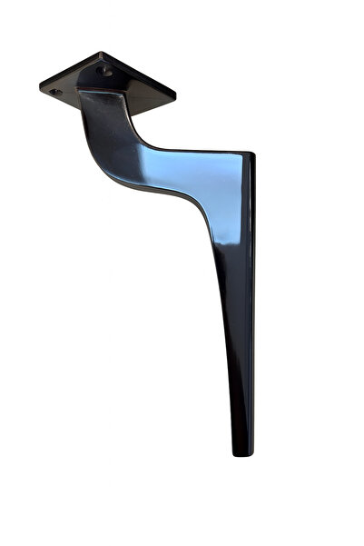 Emaks Picior metalic elegant de 25 cm, picior pentru noptiera, scaun, dulap, dulap pentru haine, picior pentru mobilier modern