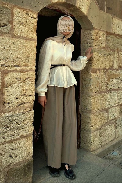 ZÜLAYS Kısa Vual Gömlek Beyaz