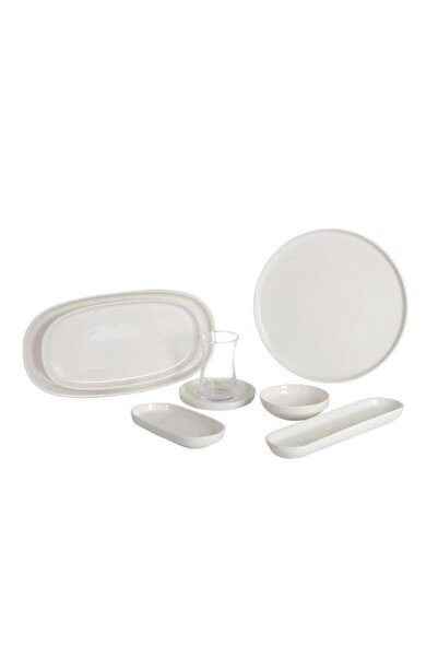 İpek Toledo Djital Morıa-B Krem 29 Parça Kahvaltı Takımı TLD29KHT