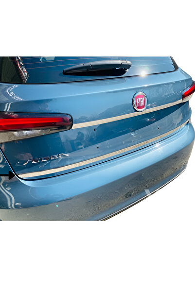 ACK Dizayn FİAT EGEA CROSS 2020+ ARACA ÖZEL KROM BAGAJ ALT ÇITASI PASLANMAZ Ç...