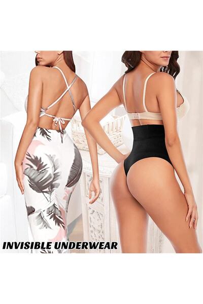 FİT1BEDEN Dikişsiz Toparlayıcı inceltici Ve Sıkılaştırıcı Lazer Kesim Yüksek Bel String Korse Tanga Korse