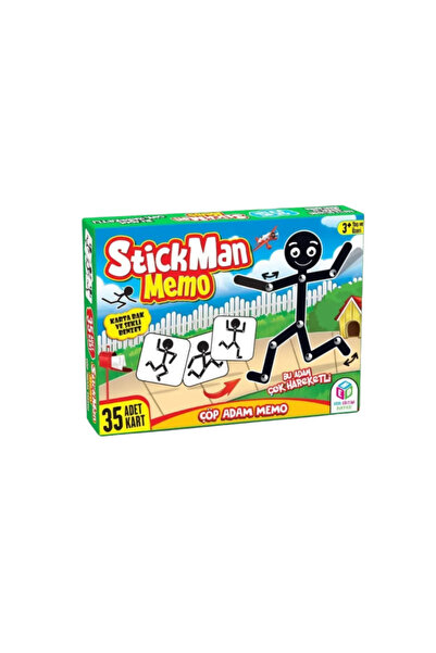 Hobi Eğitim Dünyası Stick Man: Çöp Adam Memo
