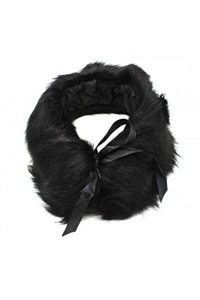 Turgut Brode Kürk Yaka Siyah Model 1