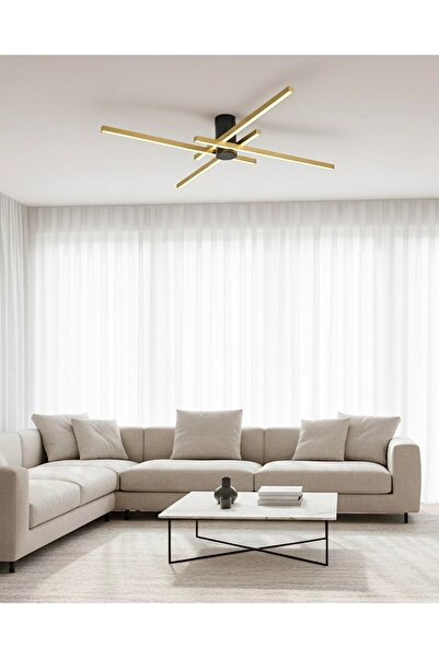 Özcan Aydınlatma Özcan Aydınlatma 3149-3-03 Merit B.4 Çubuklu Armatür SARI