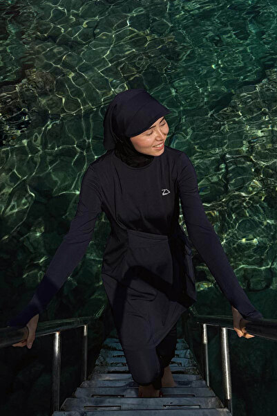 ZÜLAYS Belden Bağlamalı Mayo Takım Lacivert