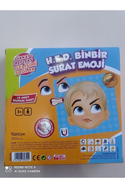 Hobi Eğitim Dünyası Binbir Surat Emoji Deluxe