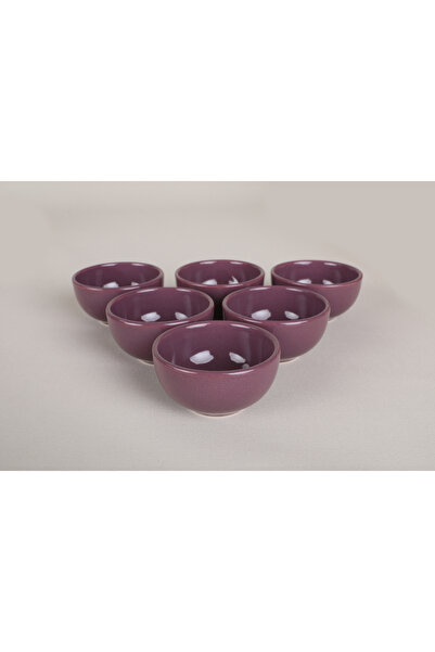 Keramika Purple Cloud Mini Snack Bowl / Sauce Bowl 8 Cm 6 Pieces