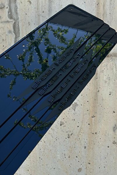 Pleksimanya Kişiye Özel Ful Pleksi Mat Siyah Plakalık