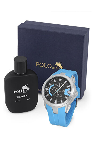 Polo Air Erkek Kol Saati Ve Parfüm Seti Hediyelik Kutusunda Kombin Kpl-0974e2