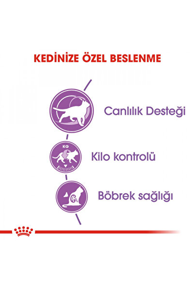 Royal Canin Sterilised Kısırlaştırılmış 7 Yaş Ve Üzeri Kediler Için Kuru Kedi Maması 3.5kg
