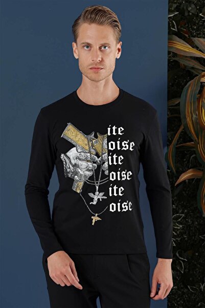 Efor TS 864 Siyah Spor T-Shirt