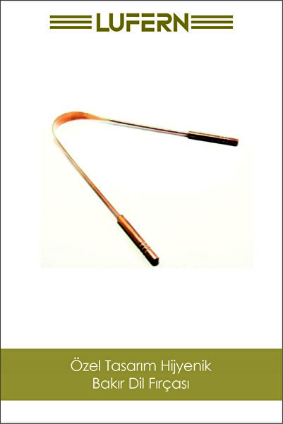 Lufern Dil Temizleyici Alet Bakır Ağız Bakım Fırçası Dil Plak Temizleme Dil S...