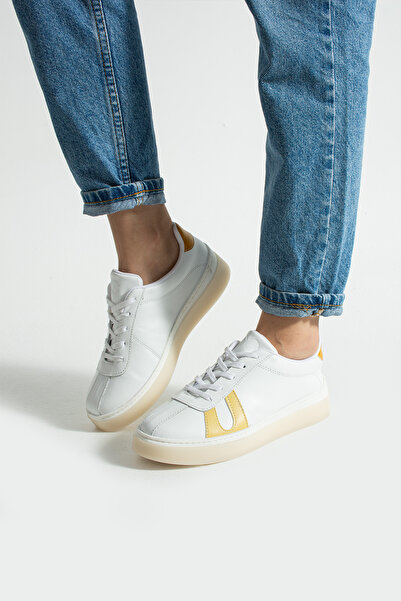 TexFoot حذاء رياضي نسائي من جلوريا مصنوع من الجلد الطبيعي مع نعل داخلي مريح م...