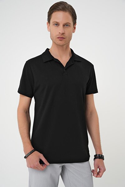 Efor TS 886 Slim Fit Siyah Spor T-Shirt