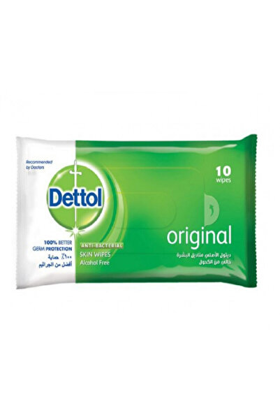Dettol DETTOL ORIGINAL ANTIBACTERIAL SKIN WIPES 10