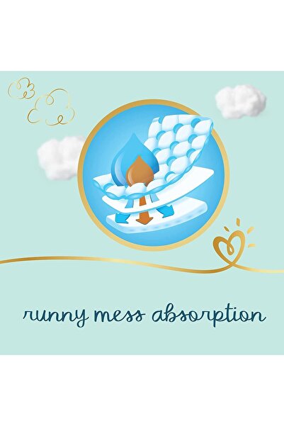 Pampers حفاضات بامبرز بريميوم كير، مقاس 2، ميني، 3-8 كجم، عبوة جامبو، 84 حفاضة بشريط لاصق