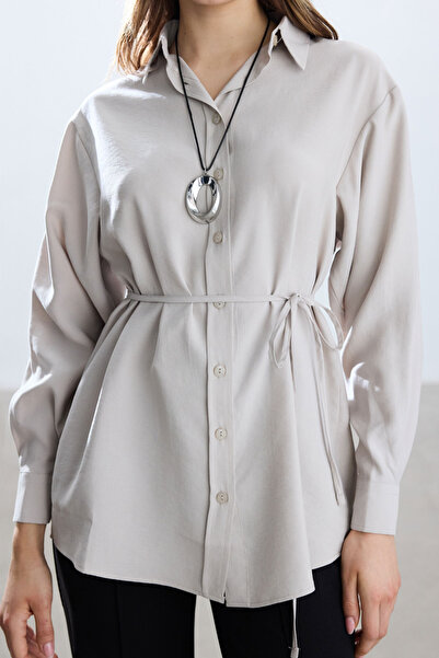 BE BLUE Vintage Stone Modal Shirt