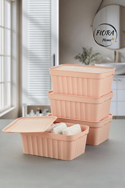 FİORA 4'LÜ SET 6.LT.ÇOK AMAÇLI SAKLAMA KUTUSU