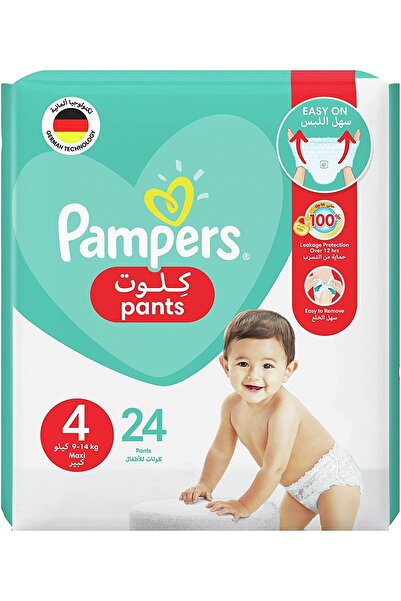 Pampers Pampers Aloe Vera, Size 4, Maxi, 9-14kg, Carry Pack, 24 Pants Diapers