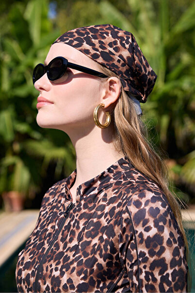 BE BLUE Leopard Patterned Stylish Bandana