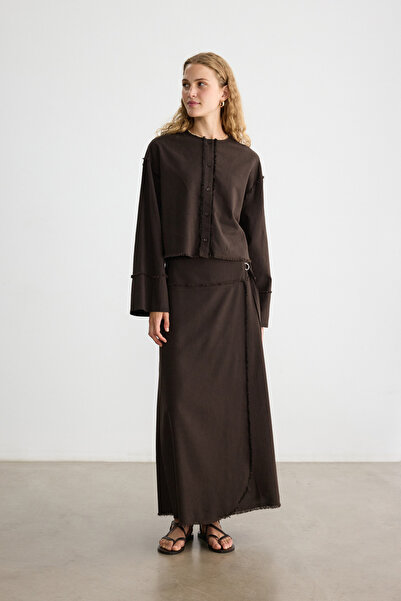 BE BLUE ΠΟΥΚΑΜΙΣΟ ΒΑΜΒΑΚΙ ΛΙΝΟ ΜΕ ΛΕΠΤΟΜΕΡΗ ΣΟΚΟΛΑΤΑ