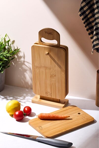 Perotti 16340 Edgard 4-Piece Cutting Board with Stand