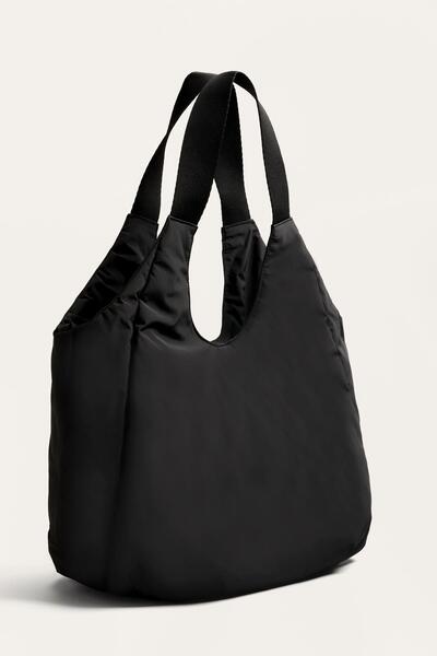 Oysho Kontrast saplı shopper çanta