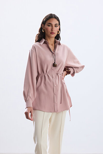 BE BLUE Dusty Pink Modal Vintage Shirt