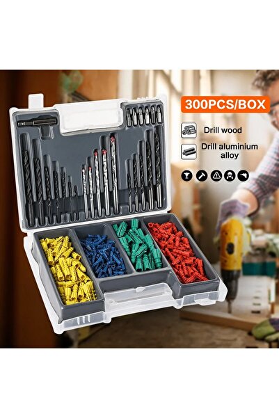 ATASAN Revello 300 Parça Çantalı Matkap Ucu Ve Dübel Seti 07427