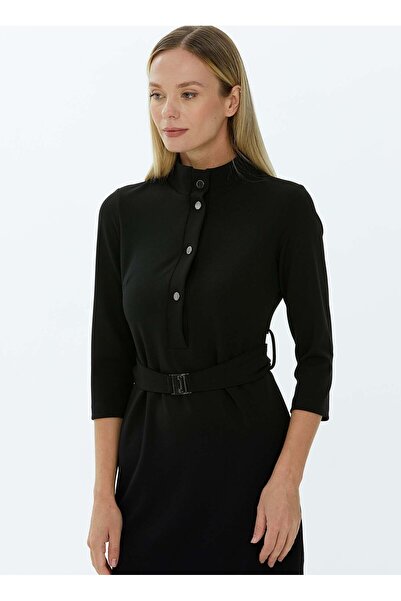 Selen Siyah Kadın Elbise 22KSL7213