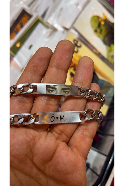 TAŞ DEVRİ HEDİYELİK Steel Eye Bracelet - Imprint Bracelet
