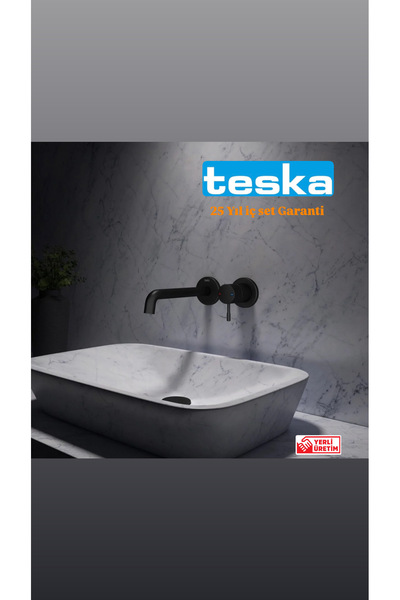 Boheme Teska Atlas Black Built-In Sink Faucet