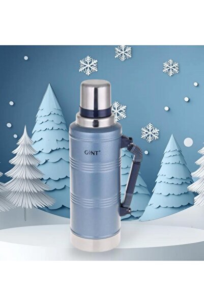 GİNT 10. YIL RENGİ Termos 24 Saat Sıcak 12 Soğuk Tutabilen Kaliteli Vakumlu Çelik Termos