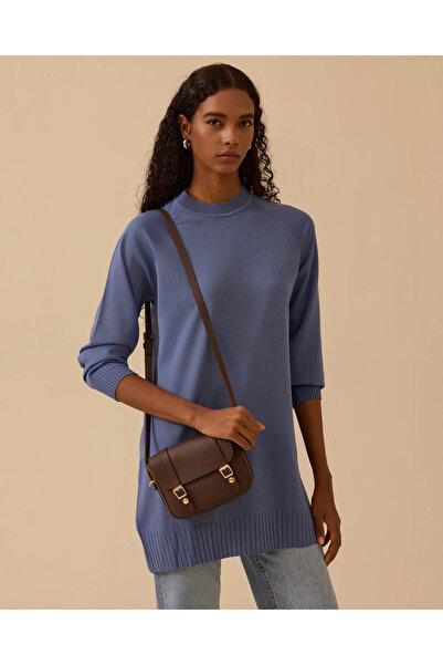 SCL Tunica de tricotat de bază cu mâneci lungi