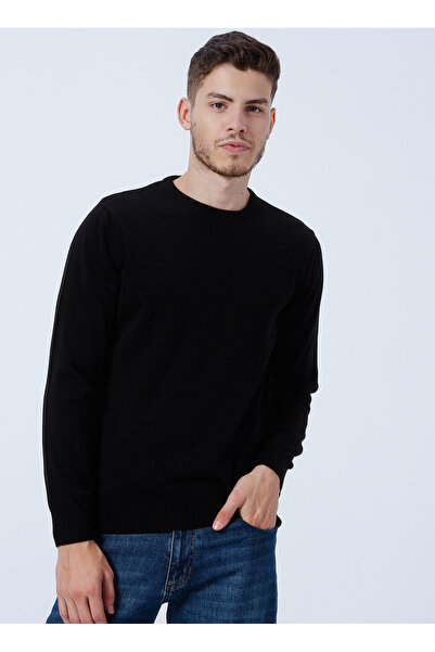 ALTINYILDIZ CLASSICS Bisiklet Yaka Standart Siyah Erkek Kazak 4A4923100001