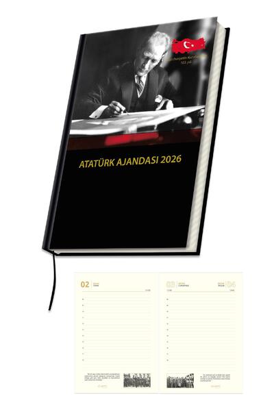 StickerArt 2026 Atatürk Ajanda Yıllık Atatürk Ajandası 17x24 cm