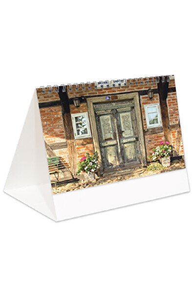 StickerArt 2026 Bir Nefes Piramit Masa Takvimi Masaüstü Takvim 16x15,5 cm