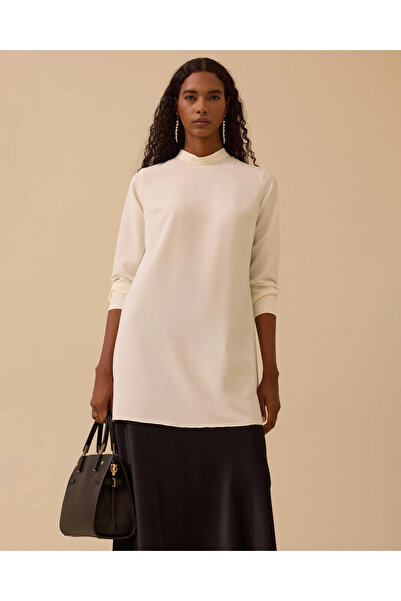 SCL Dik Yaka Yan Yırtmaçlı Tunik