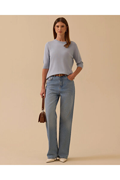 SEÇİL Bluză de tricotaje de bază cu mâneci scurte