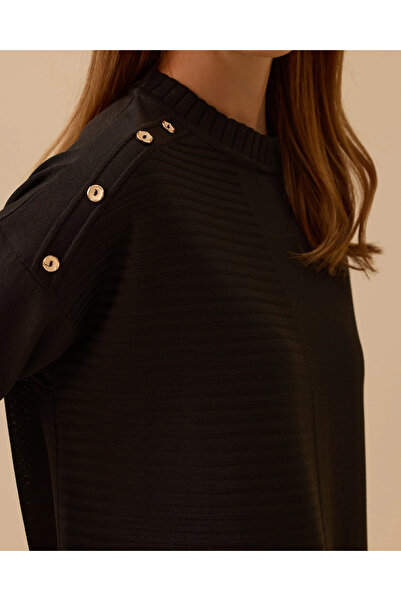 SCL Button Detailed Knitwear Tunic