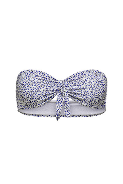 ONLY Mavi Kadın Bikini Üst ONLELLA BANDEAU BIKINI TOP