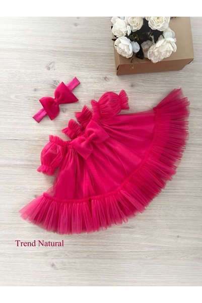 BİYA BABY girls' and baby tulle birthday special occasion dress tutu dress