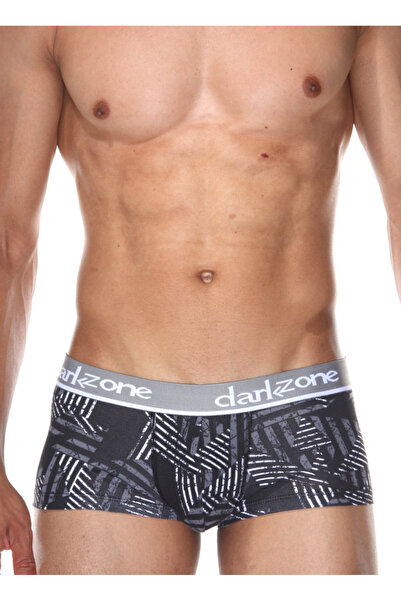darkzone Erkek Geometrik Desenli Kısa Boxer DZN3317