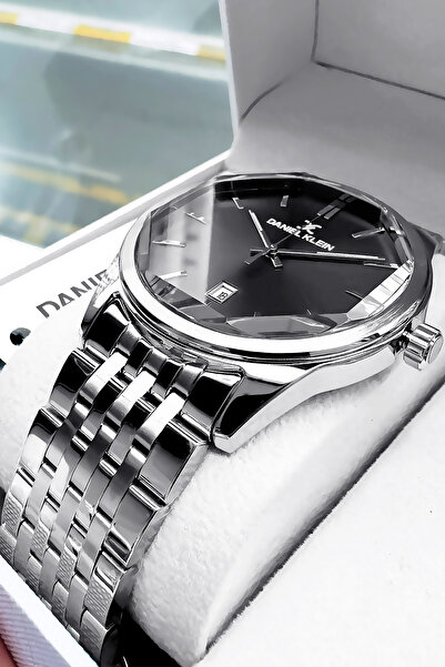 Daniel Klein Original Men's Wristwatch Waterproof Silver Color Steel Band Bracelet Dke2005C7