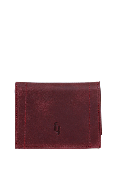 Fabrika Bordo Erkek Deri Cüzdan FRK242 CRAYZ