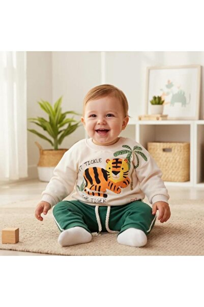 ALTINTAŞ BABY Kaplan Safari Temalı Premium Kalite Mevsimlik Ekstra Yumuşak 2’...