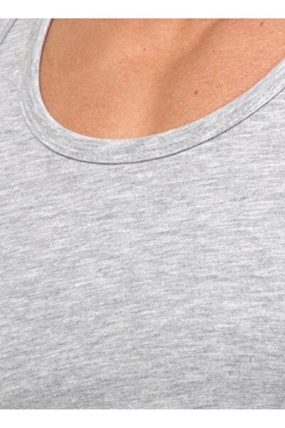 darkzone Men's Combed Cotton Gray Undershirt Dzn7203